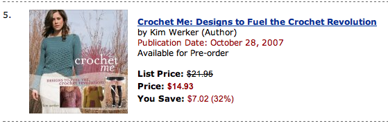 Crochet Me ranked #5
