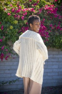 1230knittingkristi The Coronado cardigan, by Kristi Porter, is my favourite in the book. So cozy!