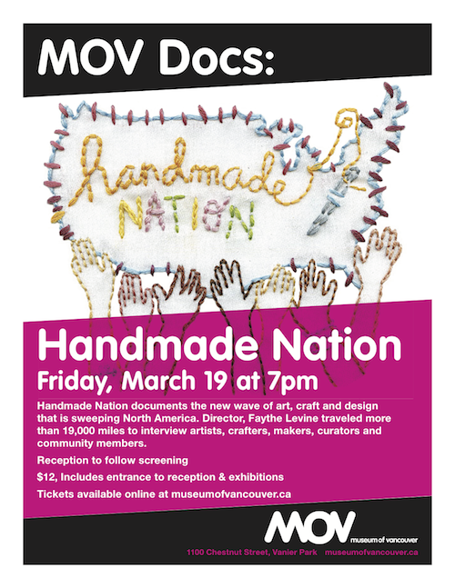 Handmade Nation at the Museum of Vancouver