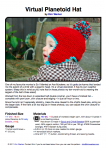 Virtual Planetoid Hat Pattern