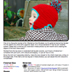 Virtual Planetoid Hat Pattern