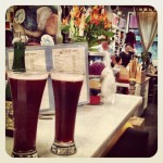 Grabbing a lambic at La Casita in Brooklyn