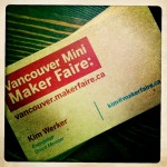 I joined the newly formed Vancouver Maker Foundation as a founding board member.
