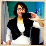 Brilliant marriage of knit and crochet, and a very fun project to make. I wore it to Knit City.