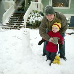 Owen's First Snowman