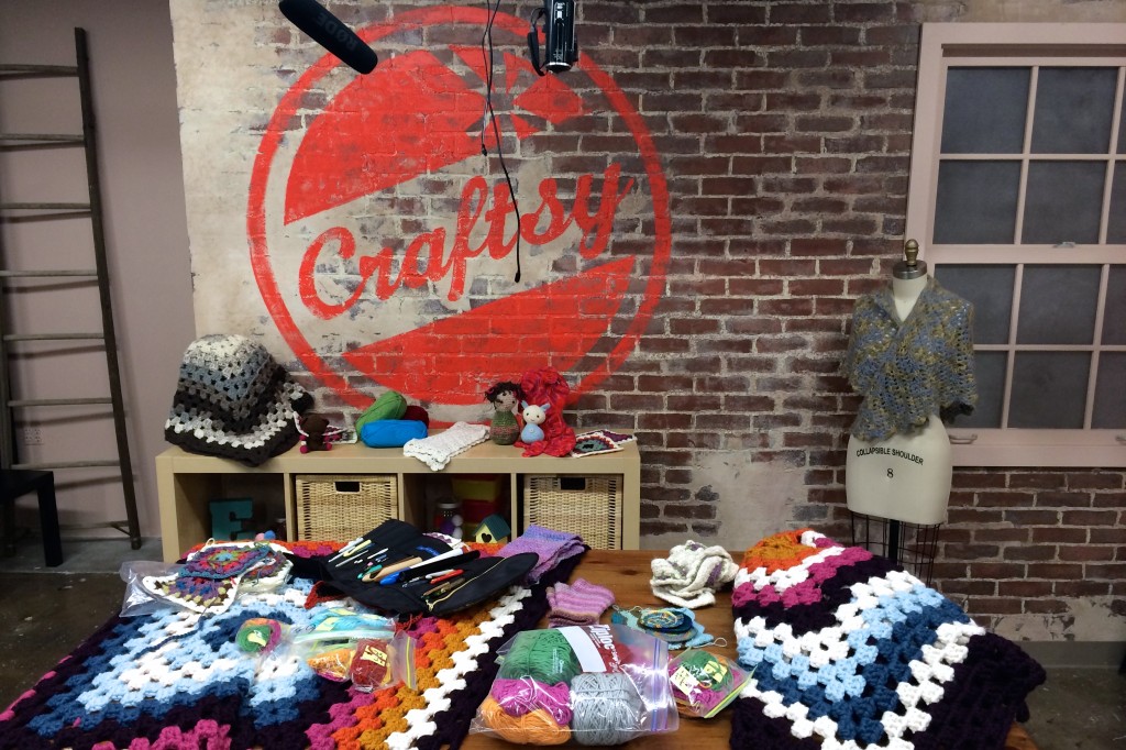 crochet class filming