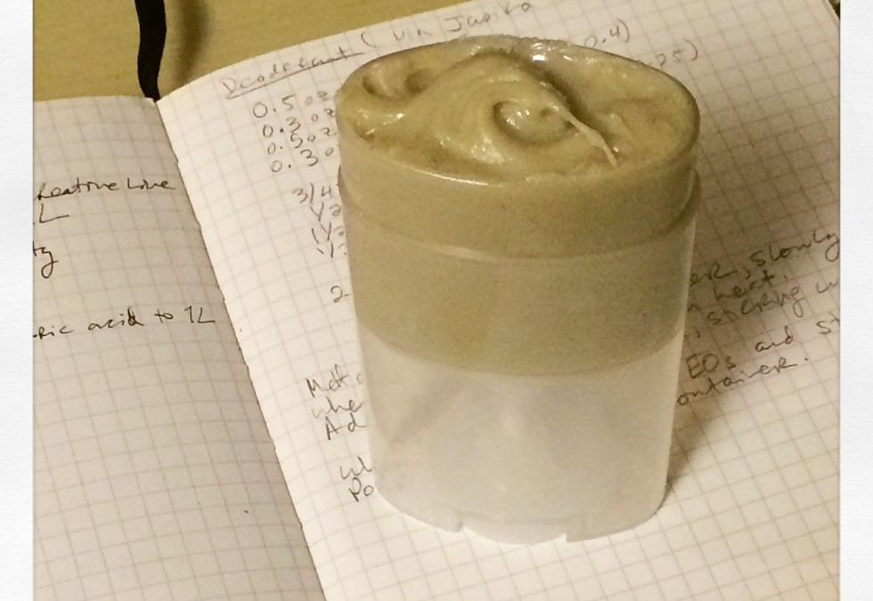 Homemade Deodorant, Part I