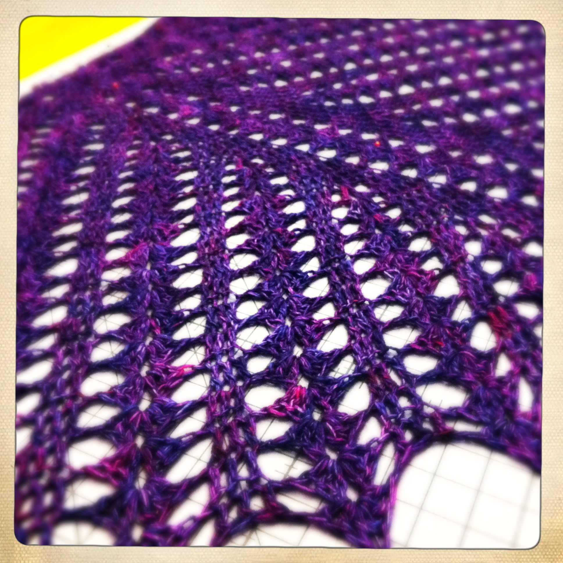 blocking shawl