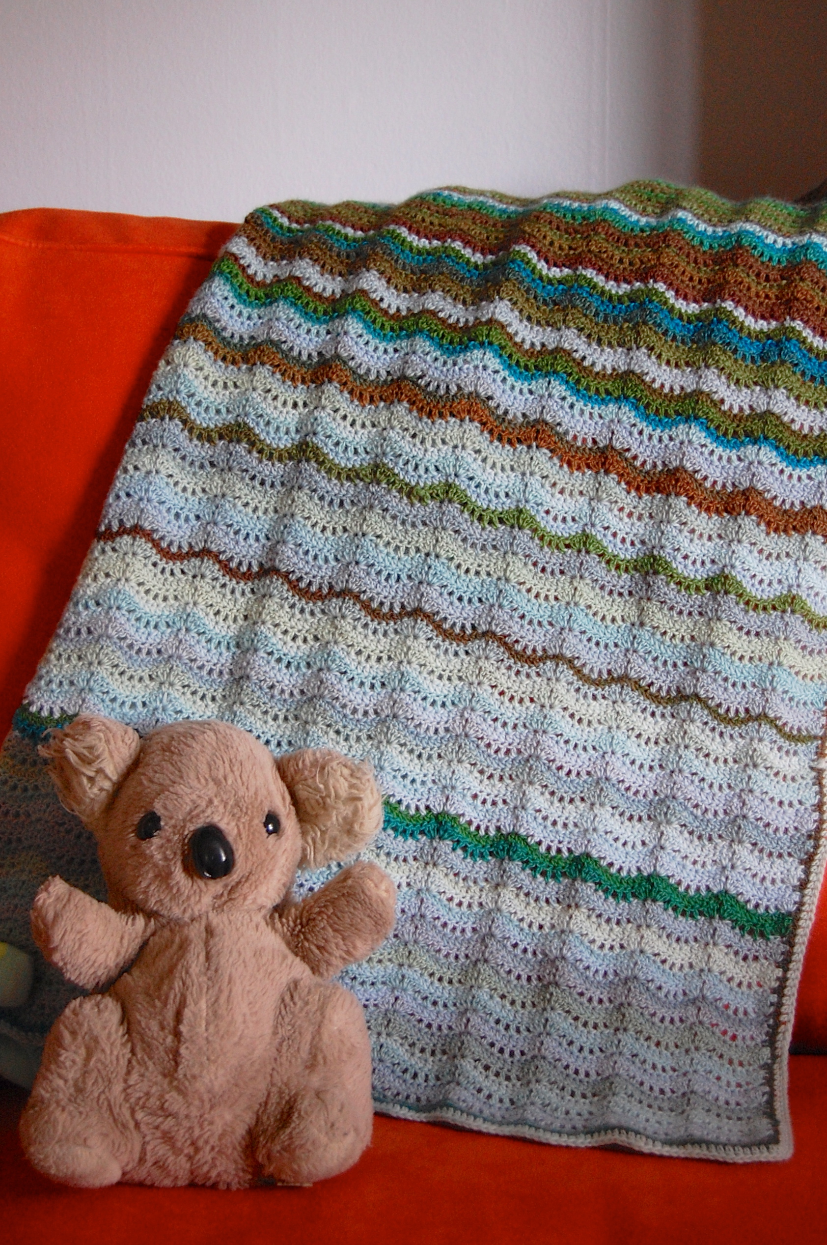 Land and Sea Baby Blanket