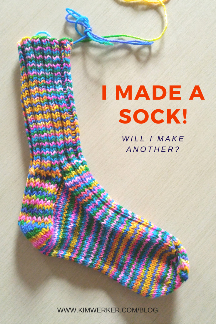 I Made a Sock!
