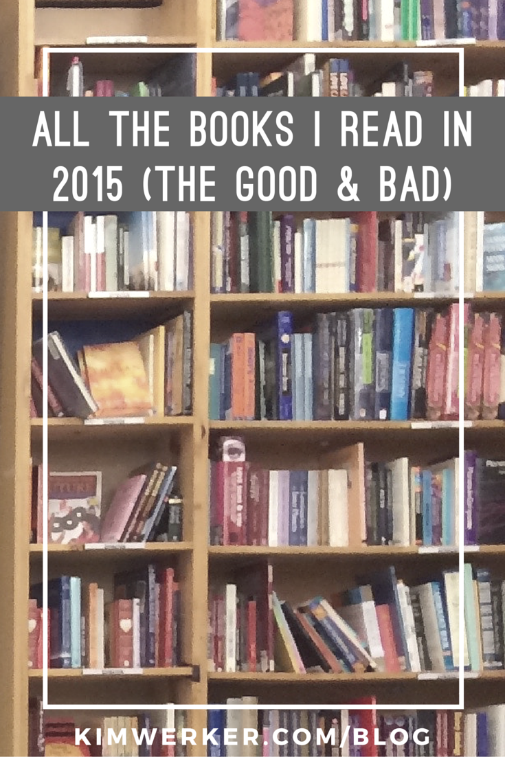 An annotated list of the books I read in 2015, including the novels I read with my 5-yr-old.