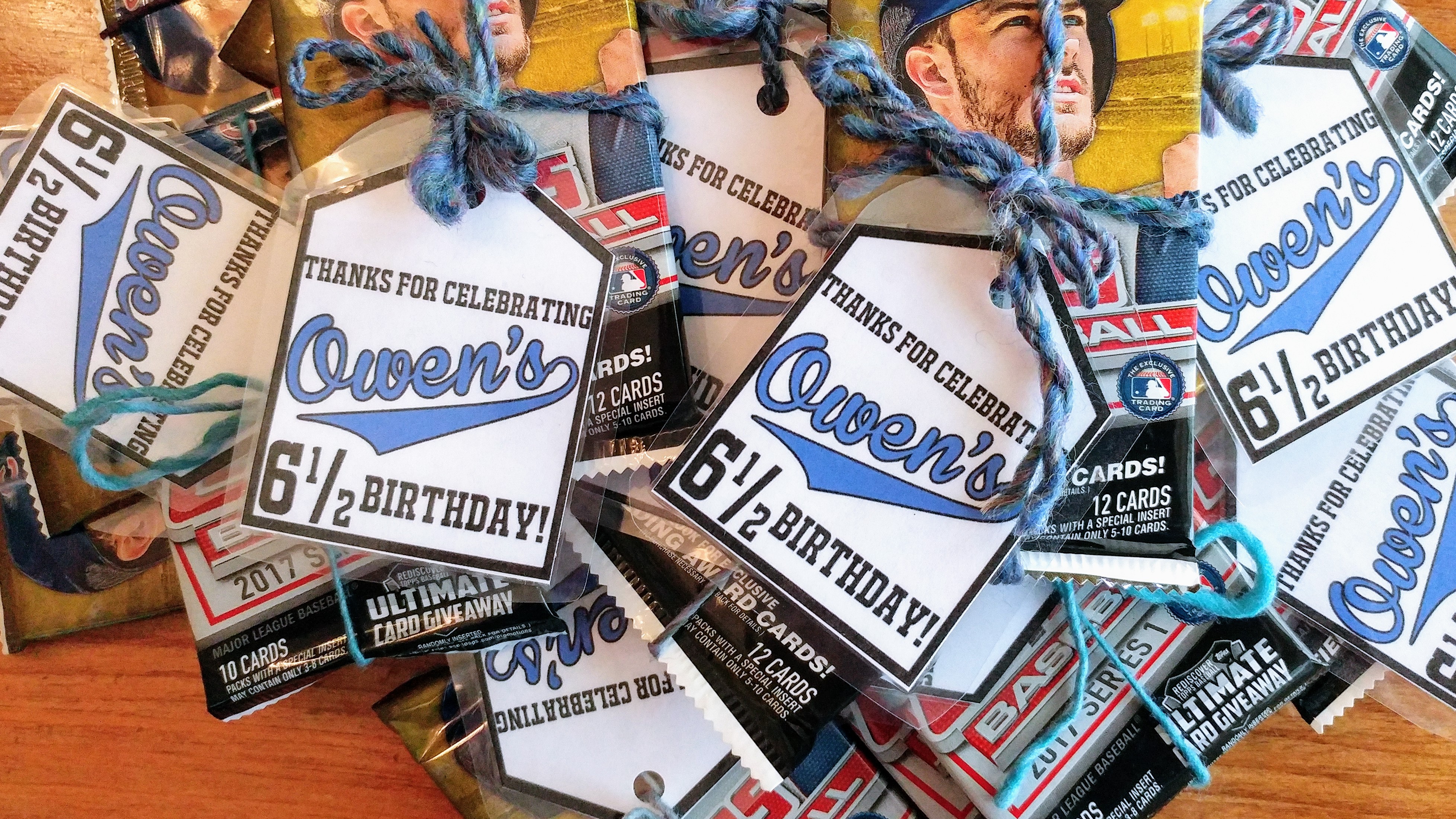 Baseball birthday party gift tags! â€“ https://www.kimwerker.com/blog