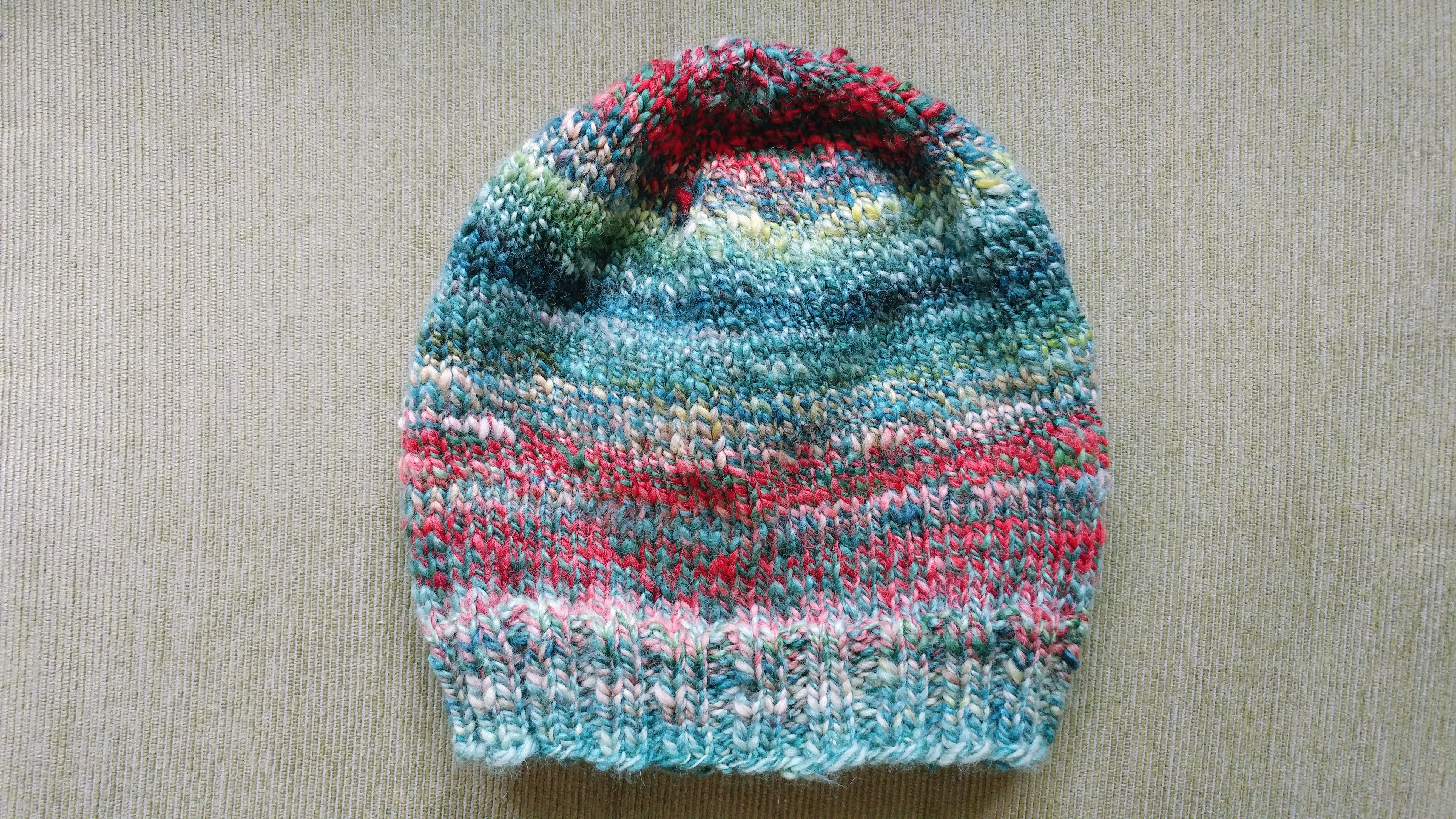 What I’m Making: A Knitted Hat in Handspun Yarn