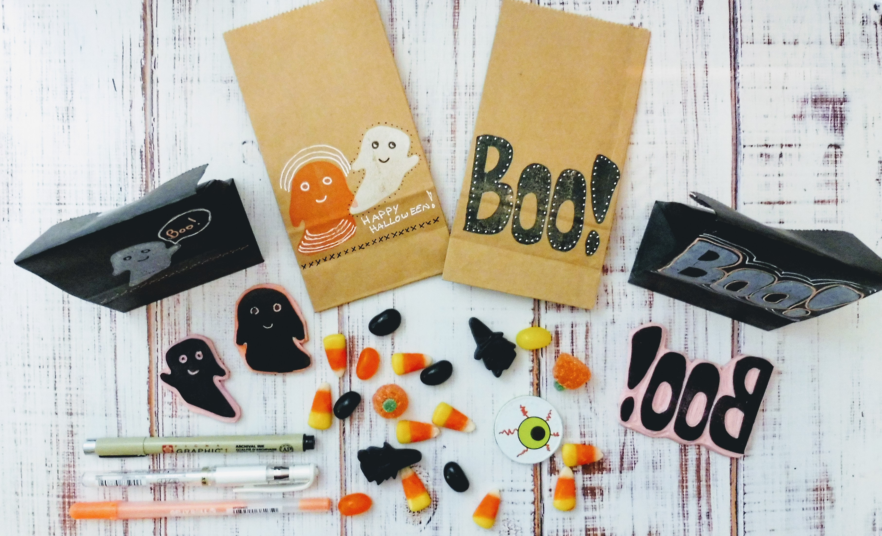 Hand-Stamped Halloween Treat Bags â€“ Free Template in the free trial for Stamp Camp, https://classes.kimwerker.com/courses/stamp-camp