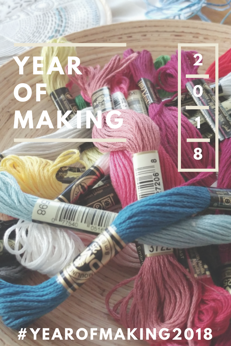 Create a stress-free creative habit! #yearofmaking2018 â€“ https://www.kimwerker.com/blog
