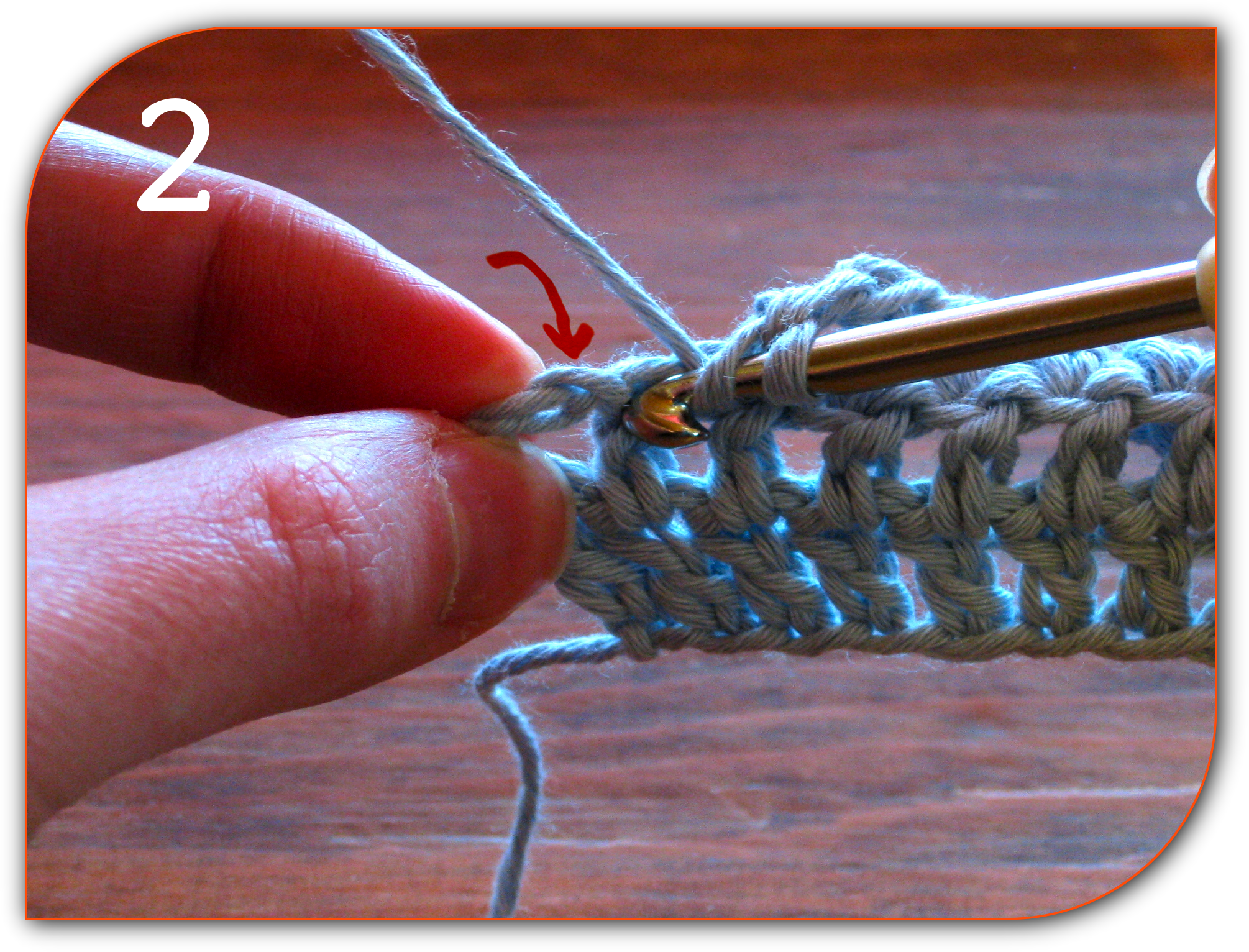 How To Make Neat Edges in Double Crochet
