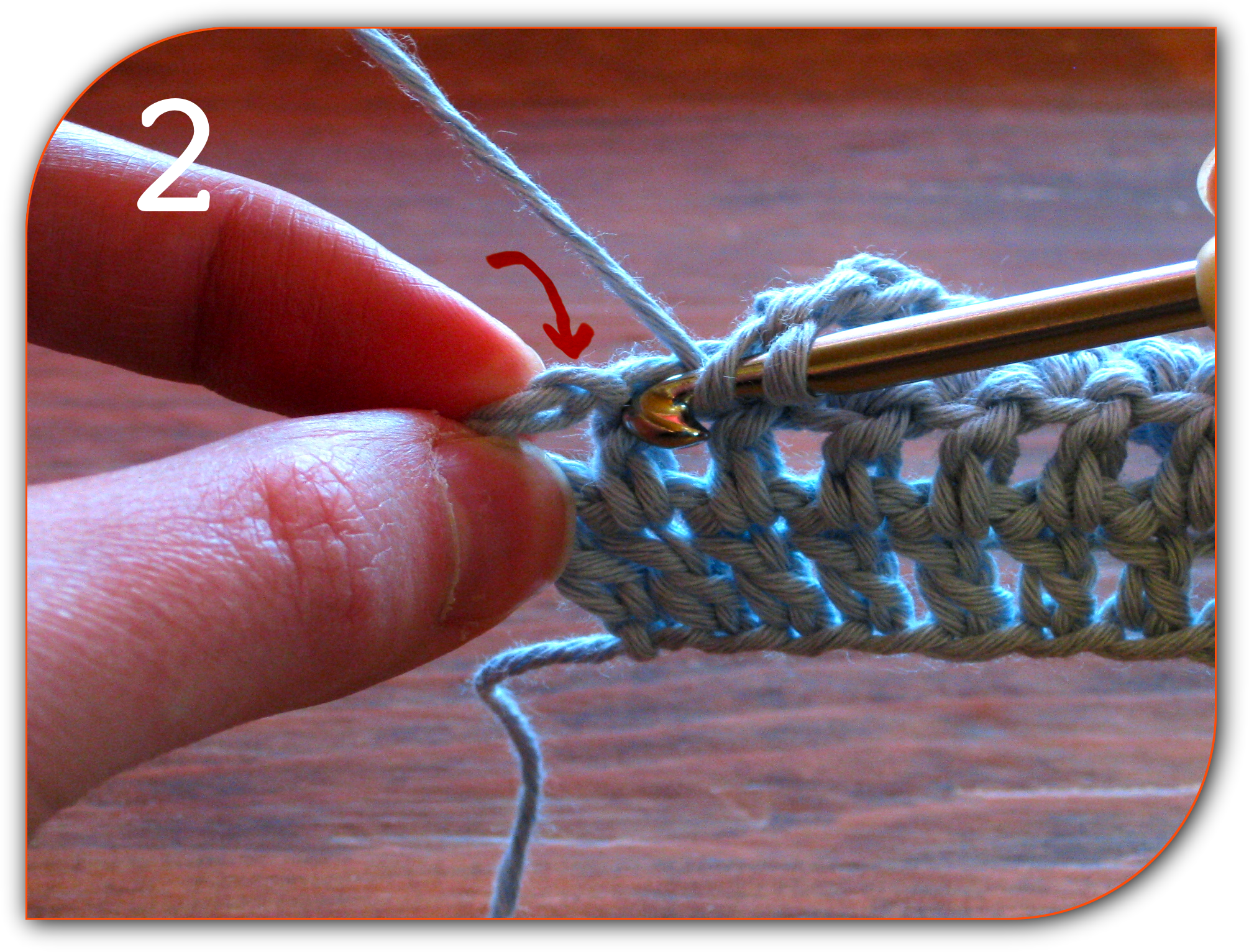 How to make neat edges in double crochet, for beginners - https://www.kimwerker.com/classes